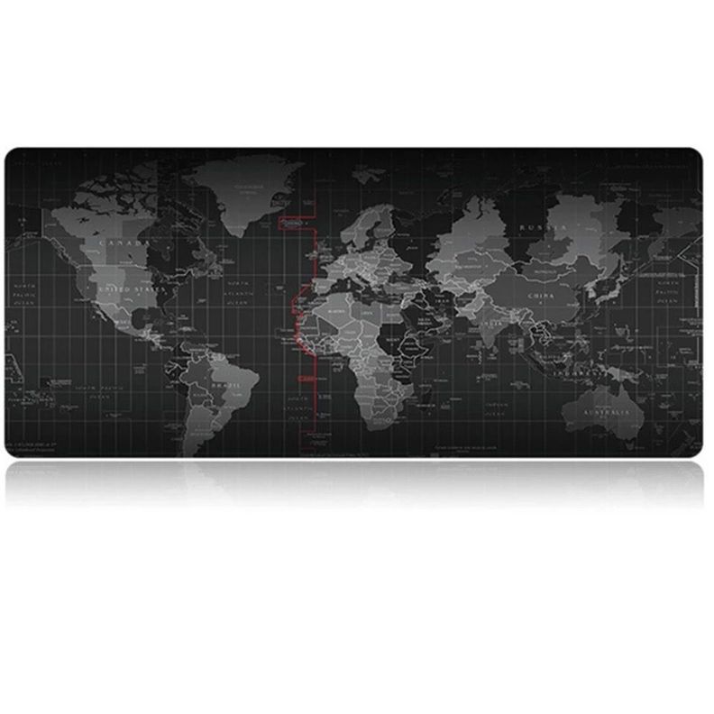 Mouse Pad Gamer Diseño Tipo Mapa Mundo Con Estilo-1