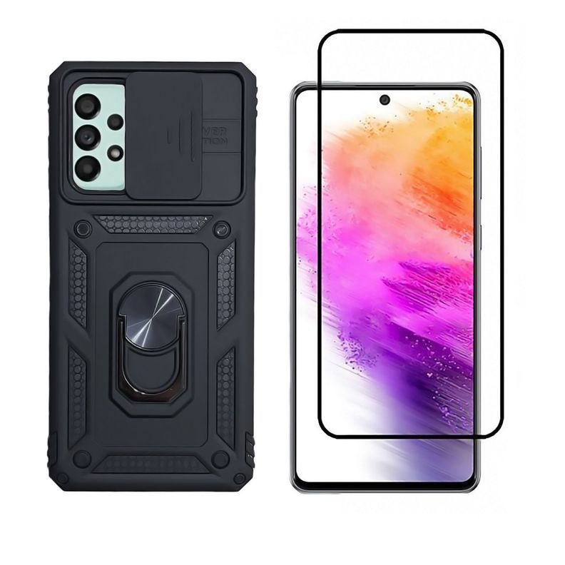 Carcasa Para Samsung A73 5G Y Mica Vidrio Completa-2