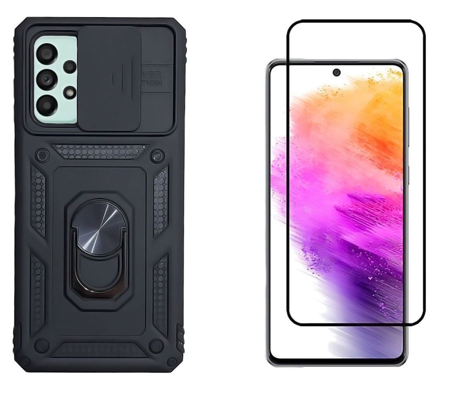 Carcasa Para Samsung A73 5G Y Mica Vidrio Completa-3
