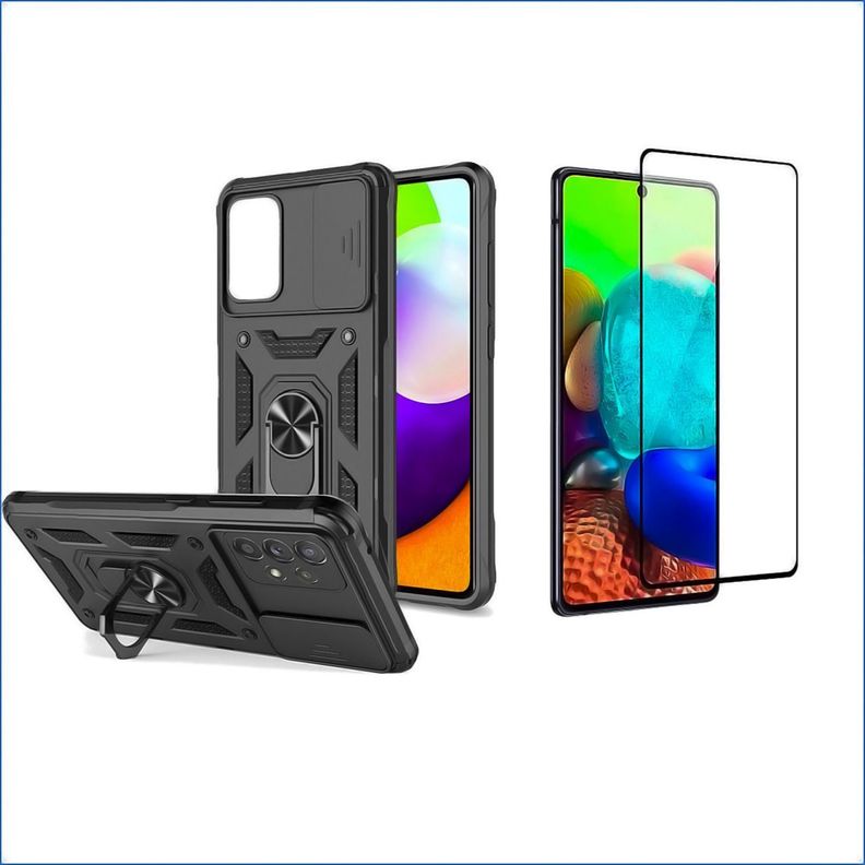 Carcasa Para Samsung A73 5G Y Mica Vidrio Completa-15