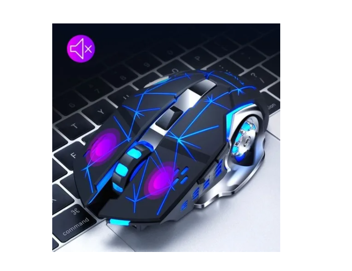 Mouse Gamer Inalámbrico Recargable Iluminado Rgb-2