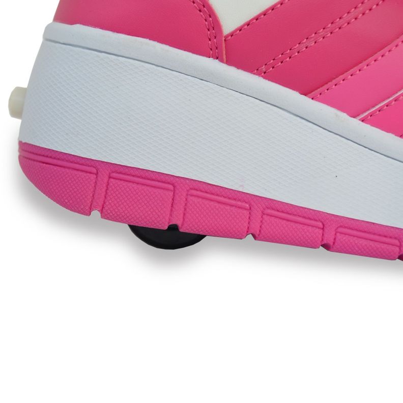 Zapatillas Niñas con Ruedas Rosada-4