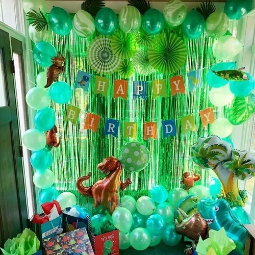 Guirnalda Cortina Metálicas Cortina De Cumpleaños Decoracion -2