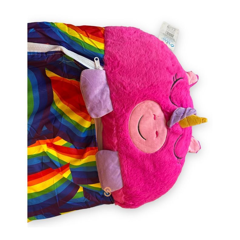 Saco De Dormir Para Niños Unicornio Fucsia - Shopyclick-1