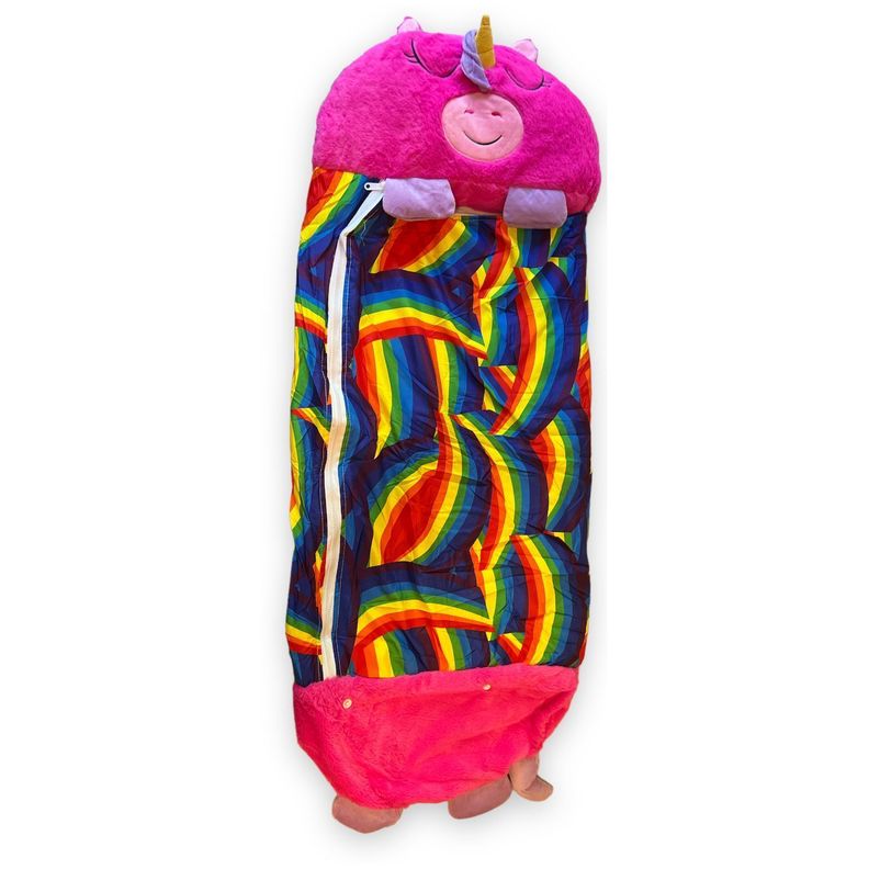 Saco De Dormir Para Niños Unicornio Fucsia - Shopyclick-0