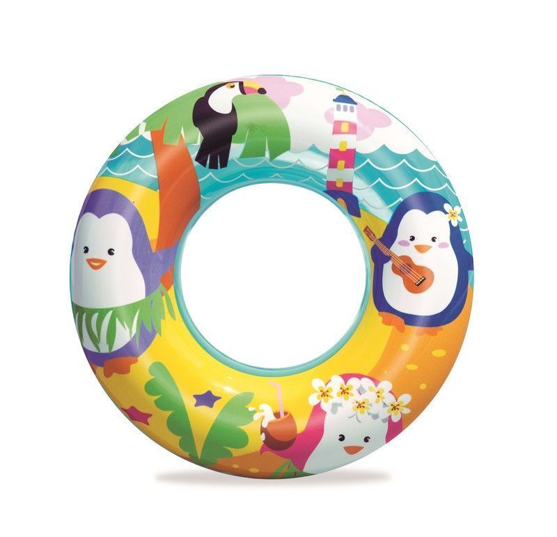 Flotador Aro 51cm Animales Acuaticos Pinguinos-0