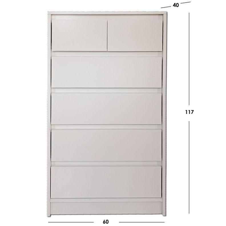 Cajonera 6 C Deco Blanco-2
