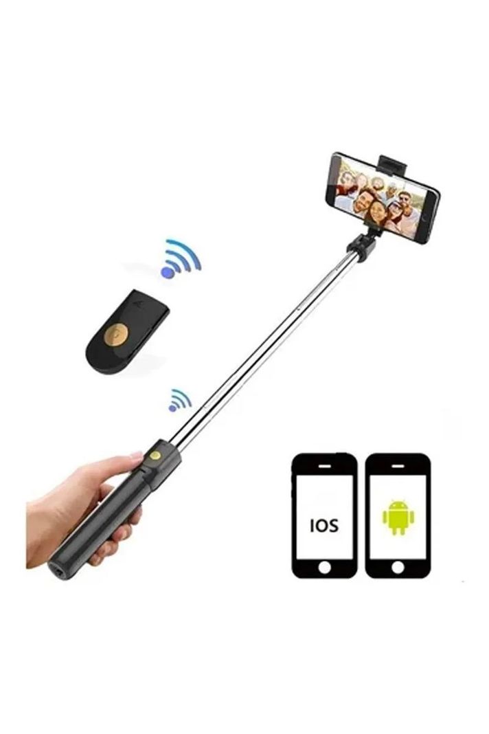 Bastón Selfie Tripie Control Remoto Bluetooth-5