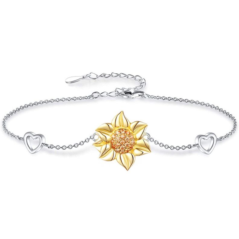 Pulsera Girasol Plata S925-0