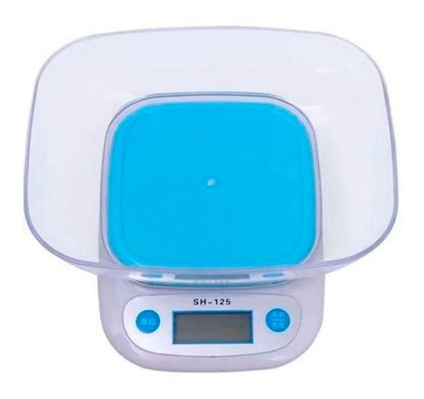 Balanza Digital De Cocina Con Recipiente Sh-125-0