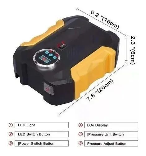 Compresor De Aire Calgary 12v Para Vehículos Neumaticos Etc-2