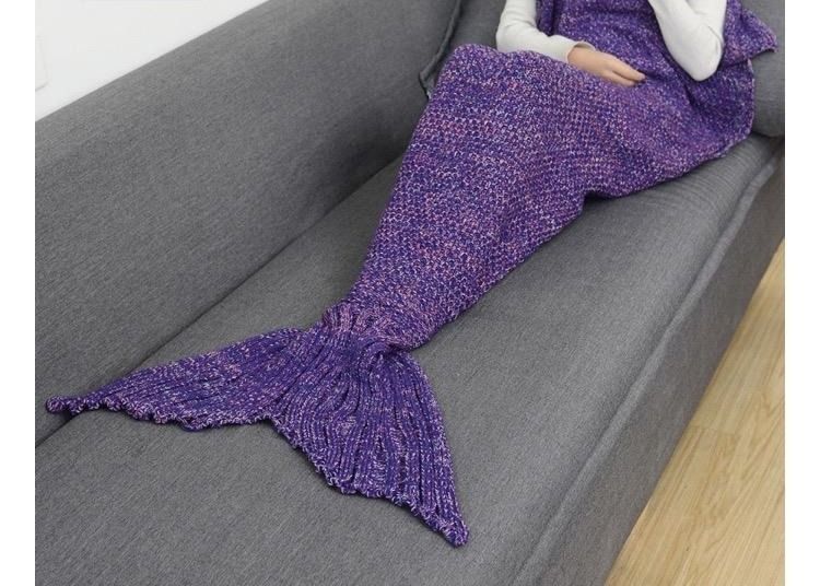 manta sirena color morado-0