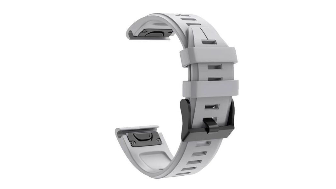 Correa Compatible Garmin Fenix 6-6Pro 5-5Plus 22MM Gris-0