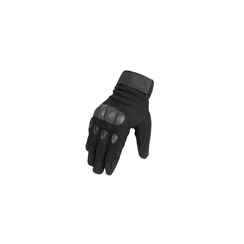 Guantes de Moto Protección de Nudillos Negro-2