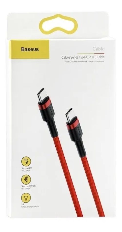 Cable Usb Tipo C A Tipo C Pd2.0 Carga Rapida 2 Metros Baseus-0