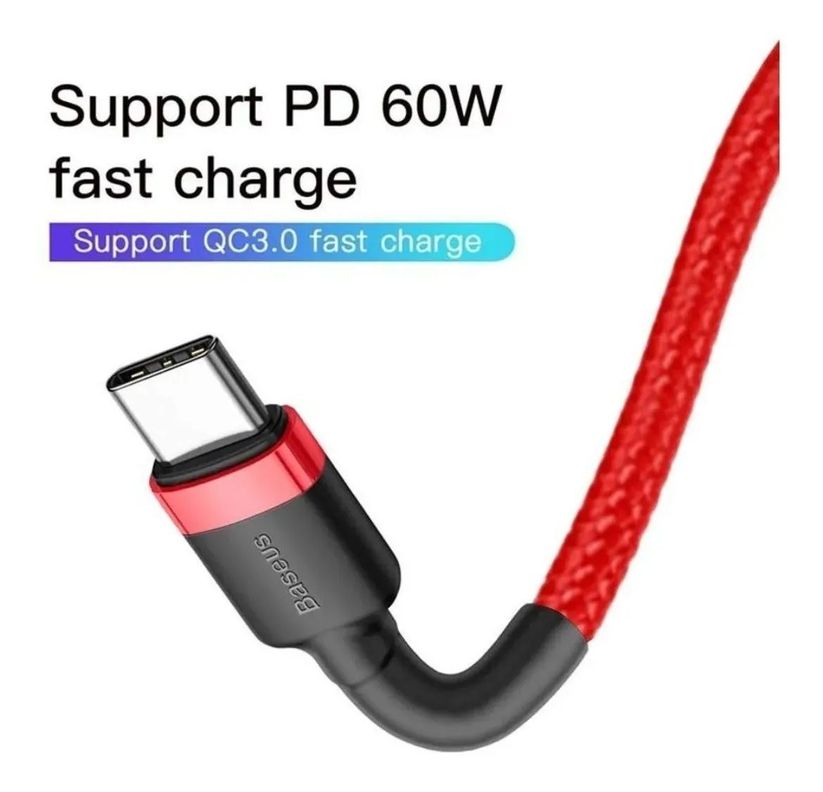 Cable Usb Tipo C A Tipo C Pd2.0 Carga Rapida 2 Metros Baseus-2
