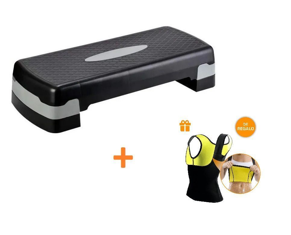 Pack Step aerobico 2 niveles +  Faja de regalo-2
