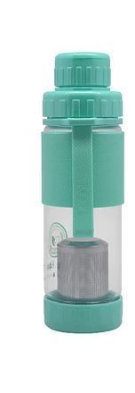 BOTELLA VIDRIO CON INFUSOR KEEP celeste-0