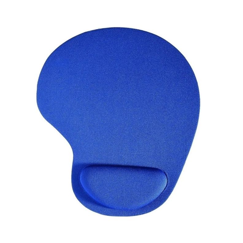 Mouse Pad Gel Con Apoya Muñeca Azul Tecnolab-0