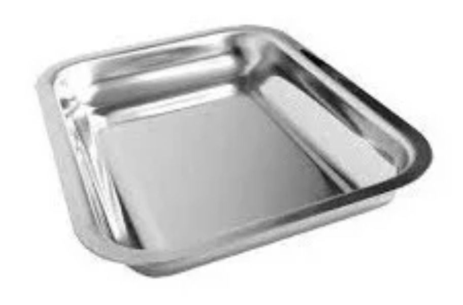 Bandeja Rectangular Fuente De Horno Acero Inoxidable-1