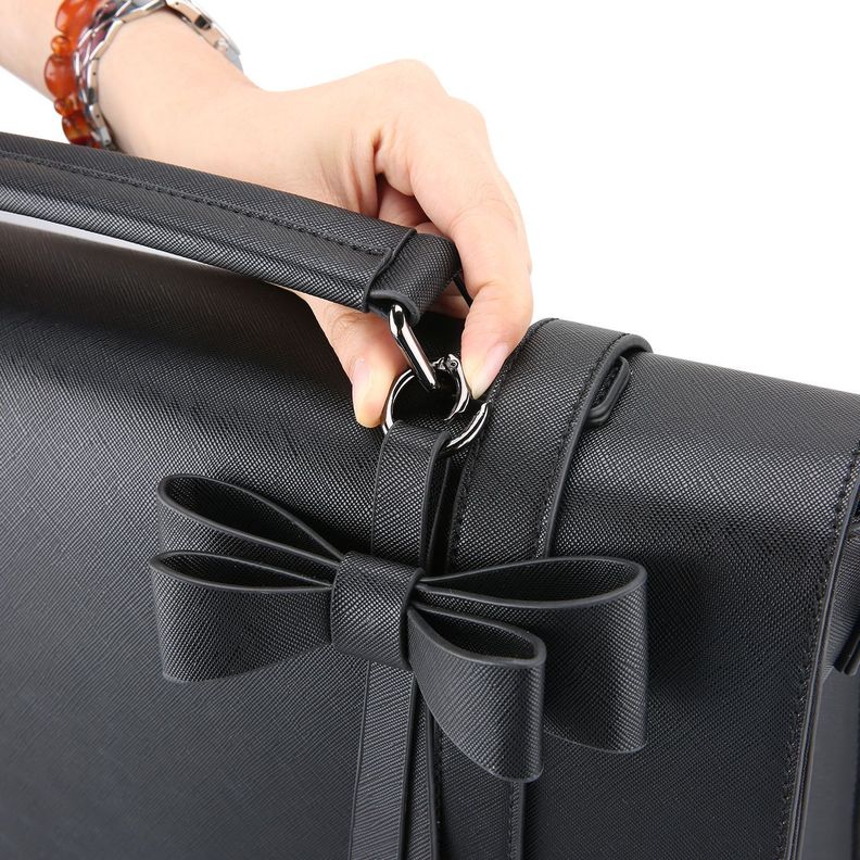 Ecosusi Bolso Maletín WORKS para laptop de hasta 15.6 '' - negro-5