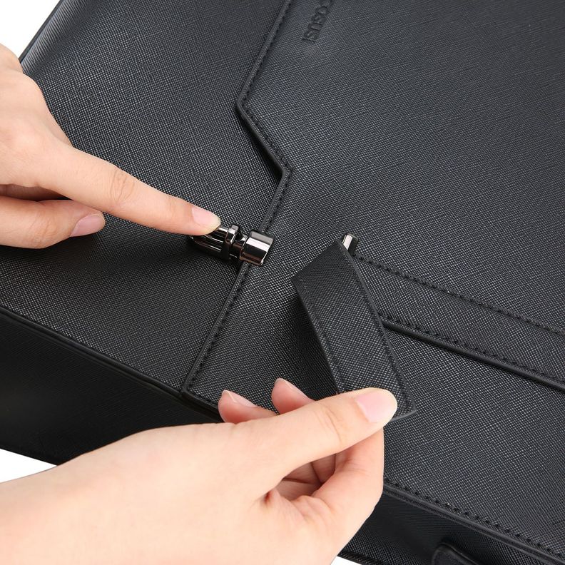 Ecosusi Bolso Maletín WORKS para laptop de hasta 15.6 '' - negro-6