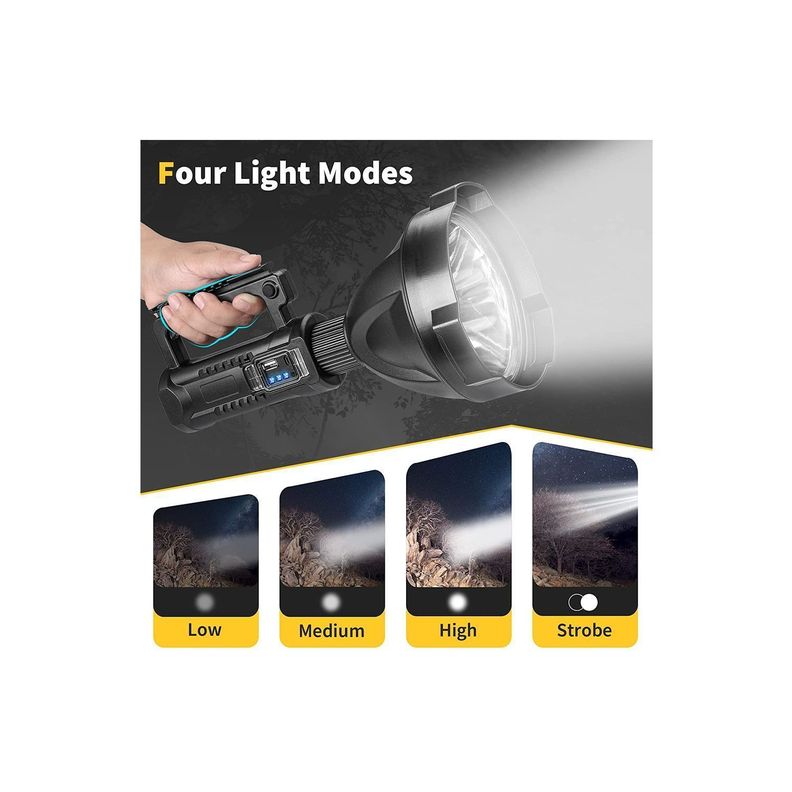 Foco Linterna Led Pedestal 1600l Recargable - Puntostore-2