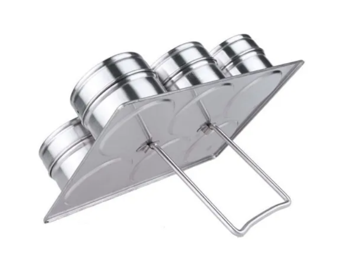Organizador Condimentos Cocina 6 Piezas Frascos Especieros-4