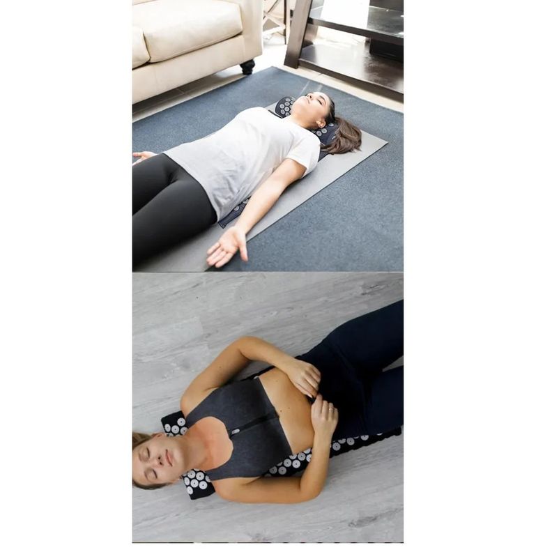 Set Mat Cojin Acupuntura Acupresion Masaje Yoga-1