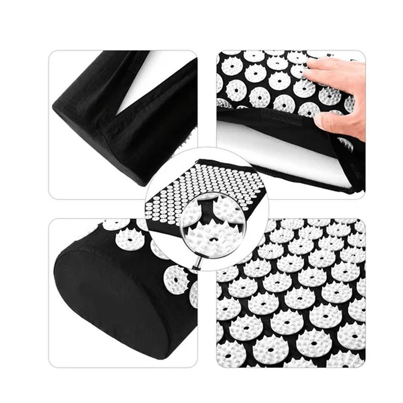 Set Mat Cojin Acupuntura Acupresion Masaje Yoga-4