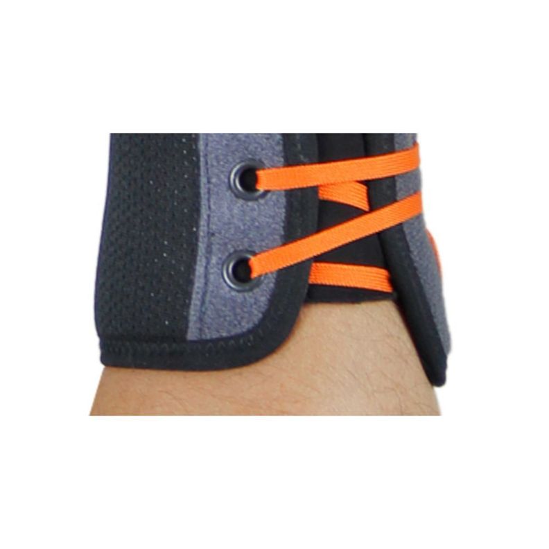 Muñequera con Cordones Naranjos Derecha Talla S/M-2