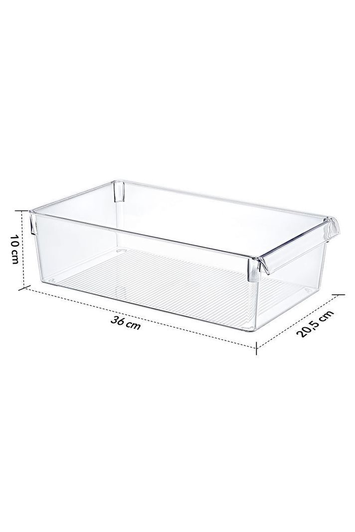 Organizador Alto Clear Con Tapa Maxi Transparente-2