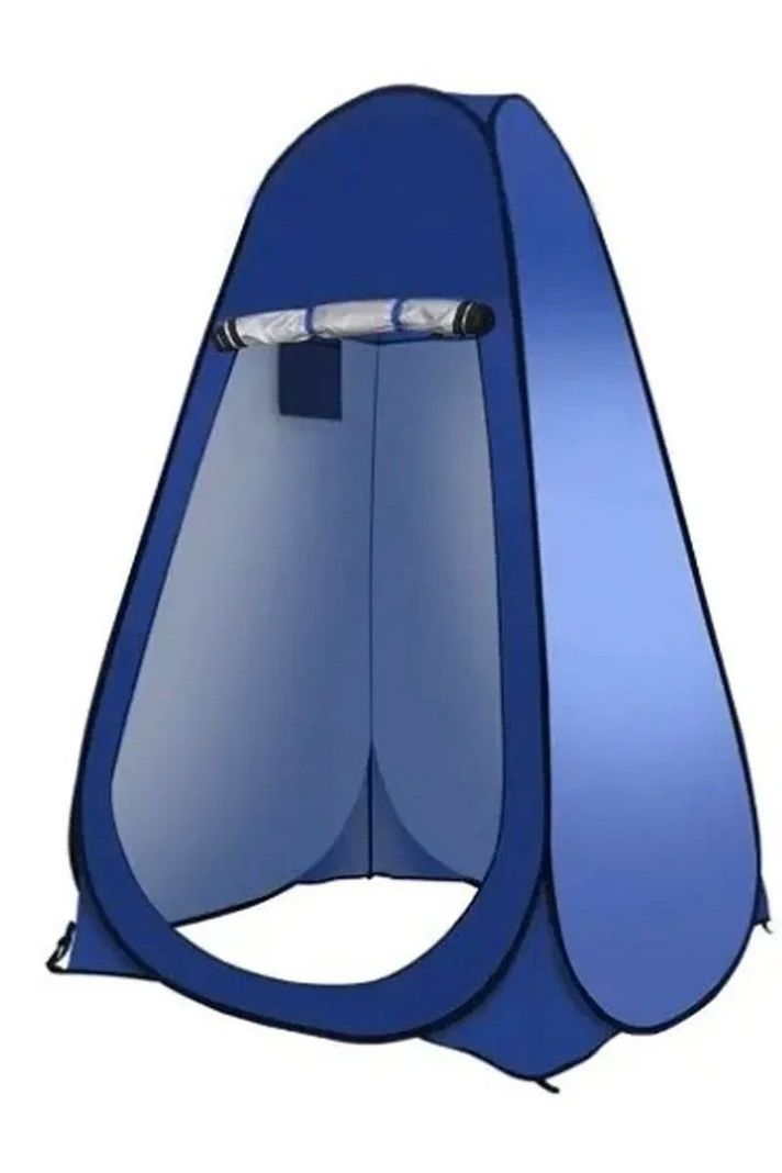 Carpa 1 Persona Carpa Baño Carpa Camping Vestidor Portátil Azul-1