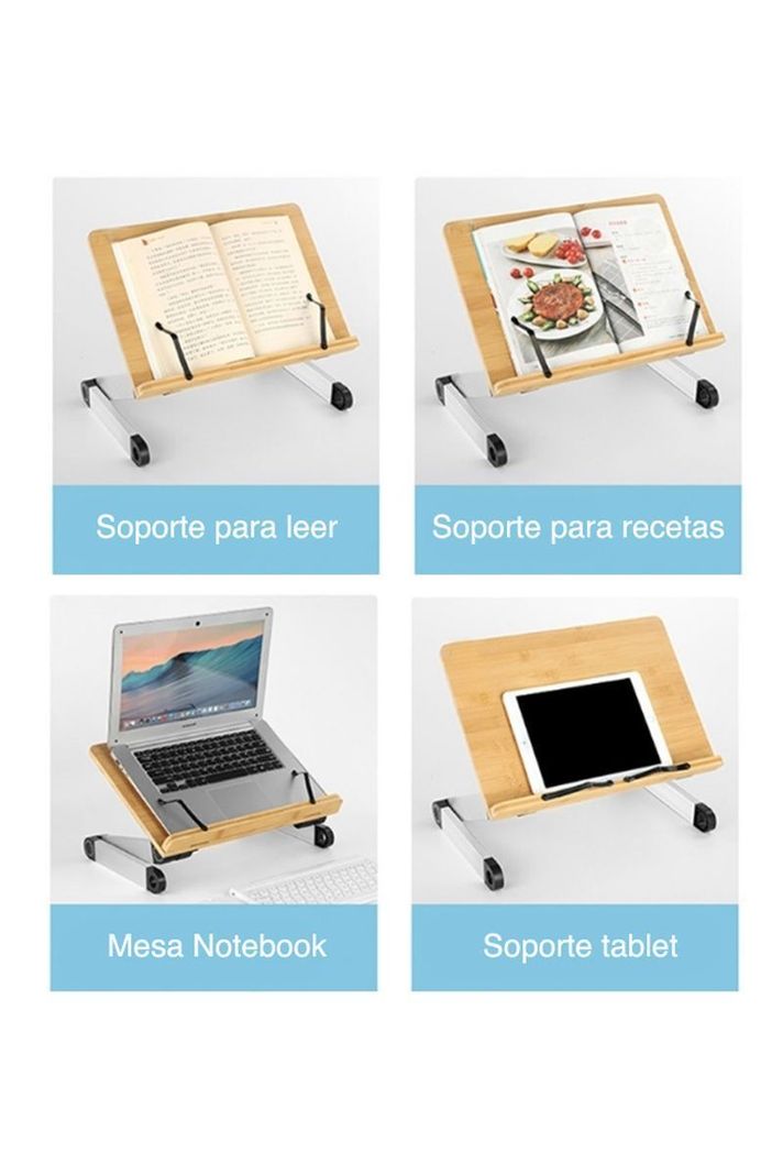 Mesa madera Notebook soporte libros lectura plegable NW-MA01-5