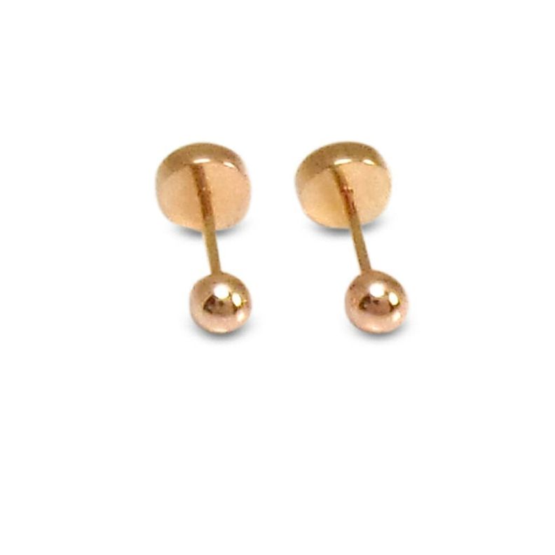Aros Abridores Bebé 3mm Laminado Oro 18K-0