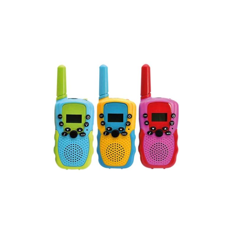 Pack 3 Radios Walkie Talkie Para Niños De Colores - PuntoStore-0