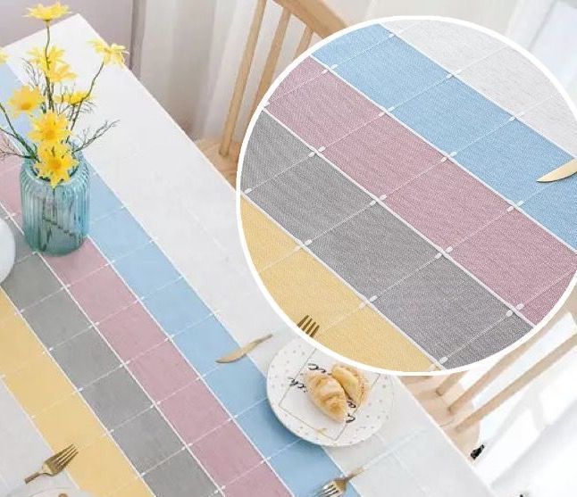 mantel combinado de Lino colores mtr10-0