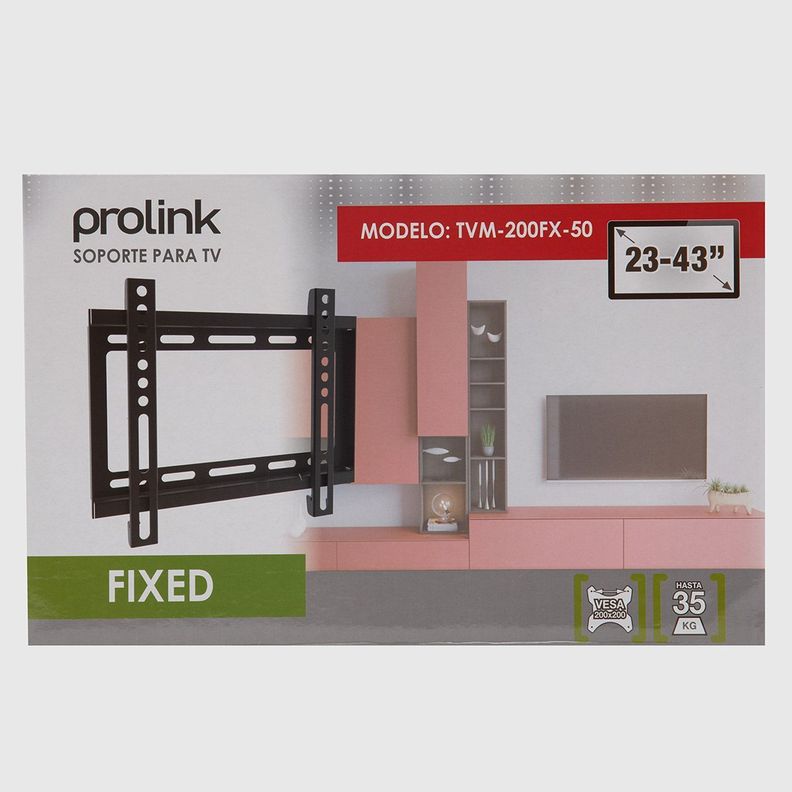 Soporte TV Fijo TVM-200FX-50 Prolink 23" a 43"-5