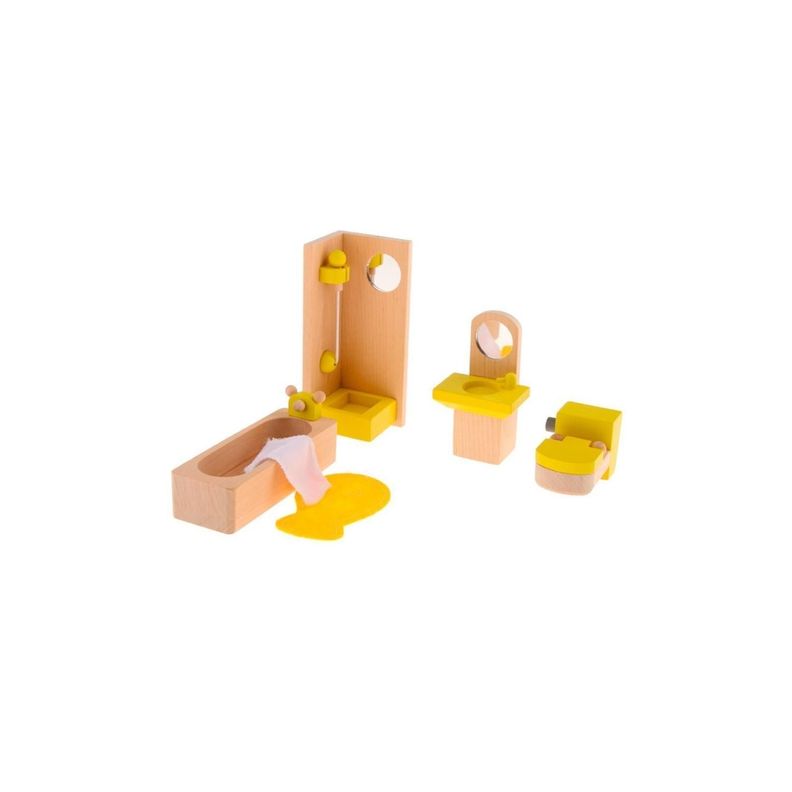 Set De Baño Para Casas De Muñeca-0