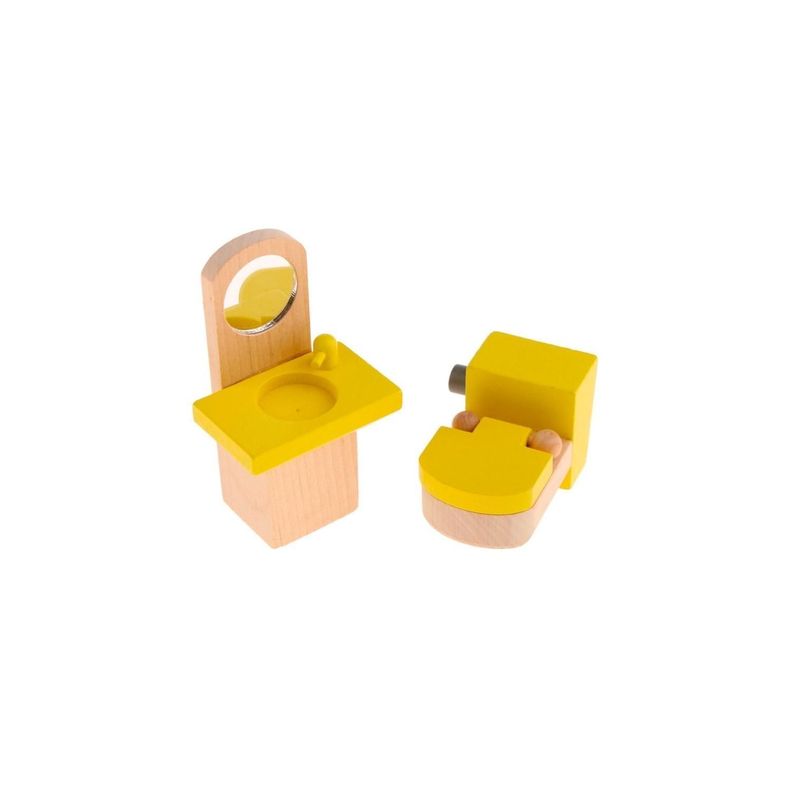 Set De Baño Para Casas De Muñeca-2