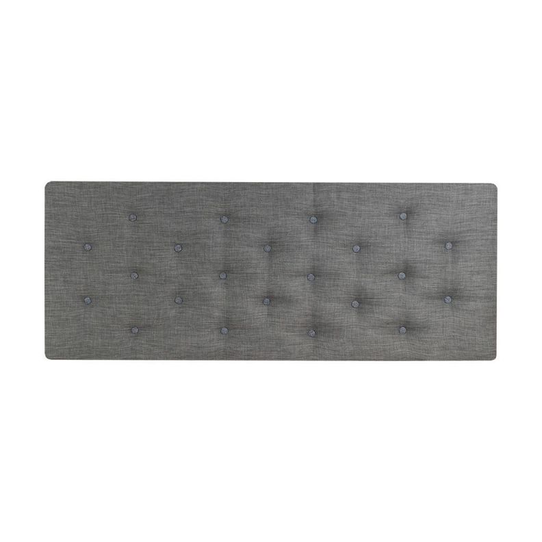 Respaldo 2 plazas Botone Gris Lino