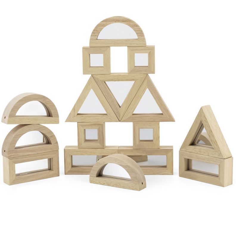 Bloques Madera con Ventana 16pz  -0