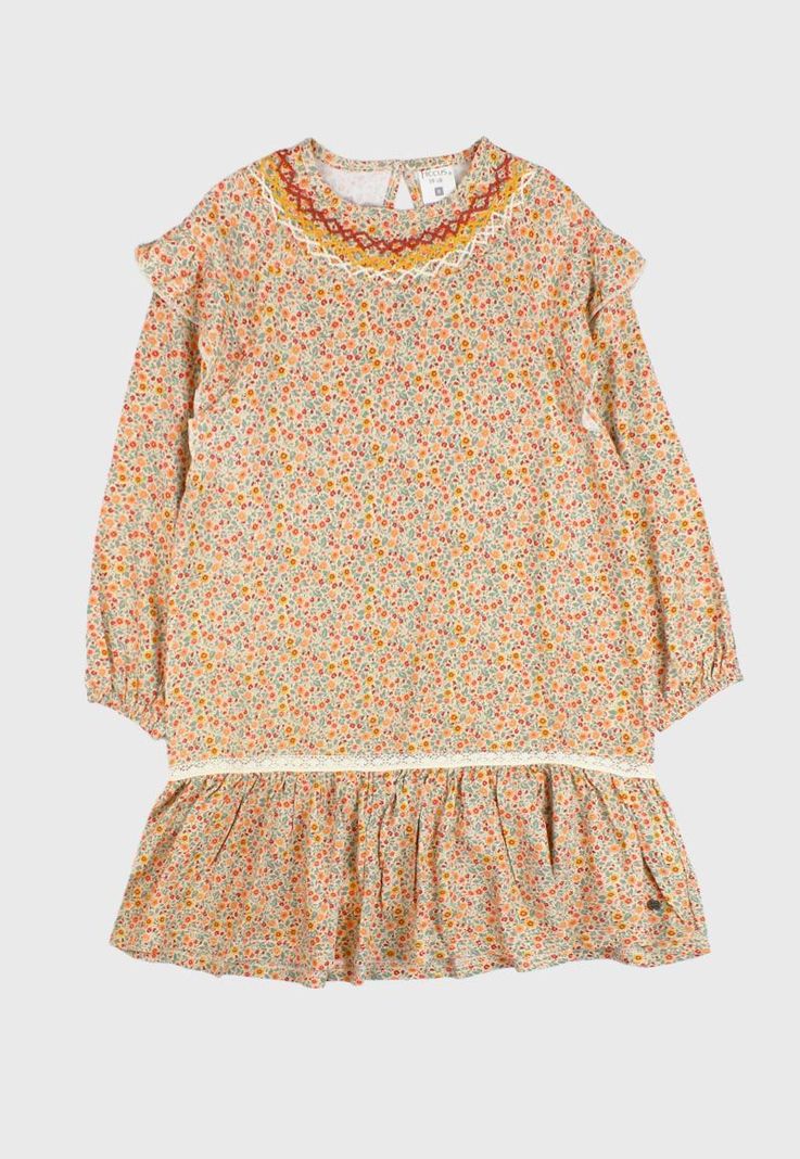 Vestido kids niña estampado outside 310-0