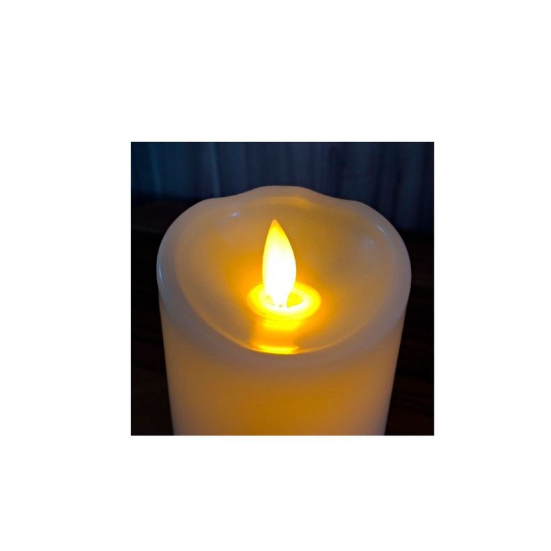 Vela Led Decorativa Cambia de Color Con Control Remoto-1