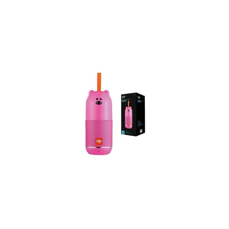 Parlante Bluetooth Diseño Oso Infantil Rosado - Puntostore-1