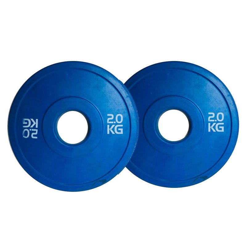 Discos Olimpicos 2.0 Kg Par Fraccionados-0