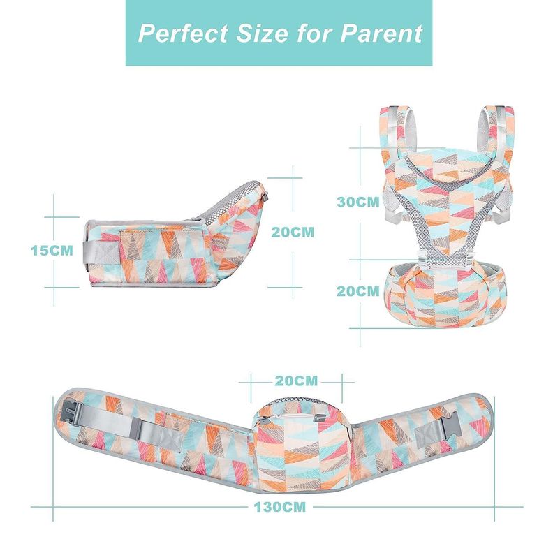 Portabebé Mochila Ergonómico Multifuncional 6 en 1-4