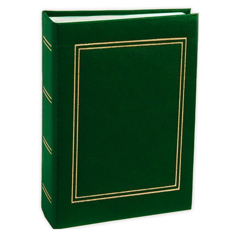 Album clasico liso. para ensobrar 13x18 cm / 200F Verde