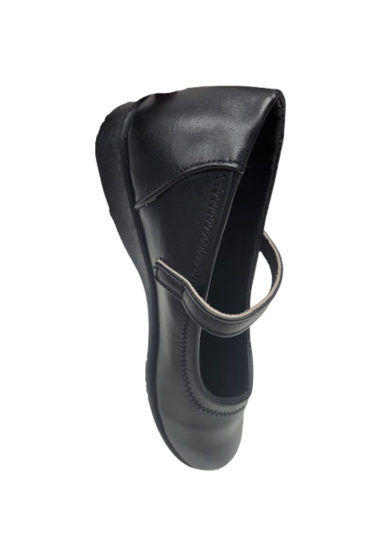 Zapato escolar Niña Negro Velcro-3