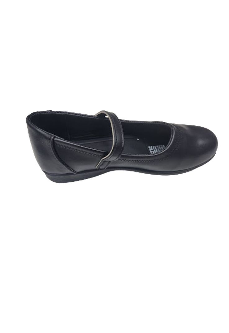 Zapato escolar Niña Negro Velcro-1